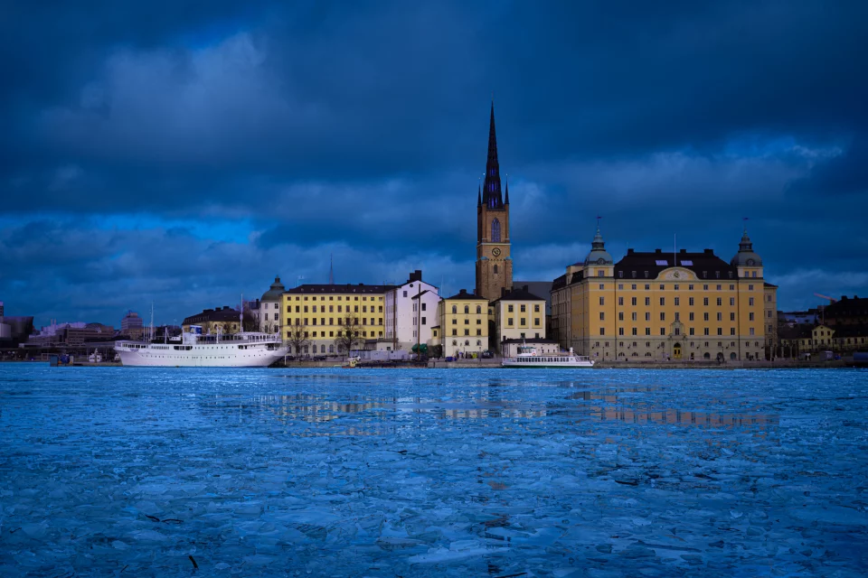 Glace sur Stockholm